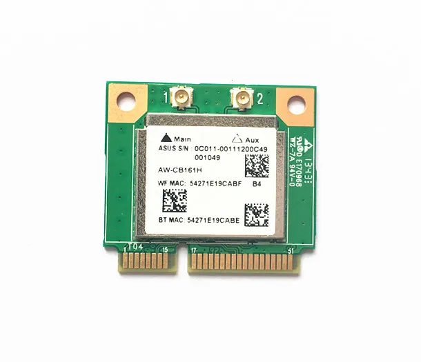 Realtek RTL8821AE 802.11AC 433Mbps WiFi Bluetooth 4.0 Combo Azurewave AW-CB161H half Mini PCI-e bluetooth Wireless wifi card