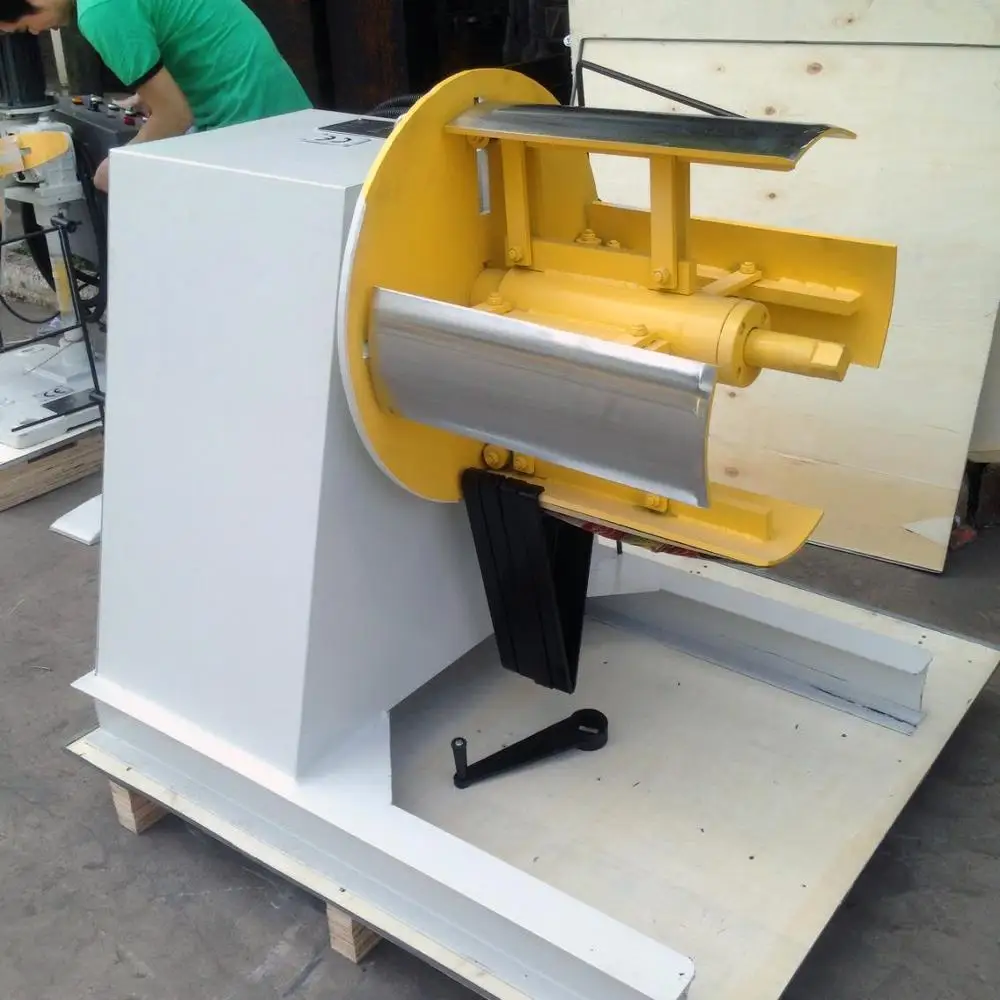 aluminum manual uncoiler recoiler for coil handing system