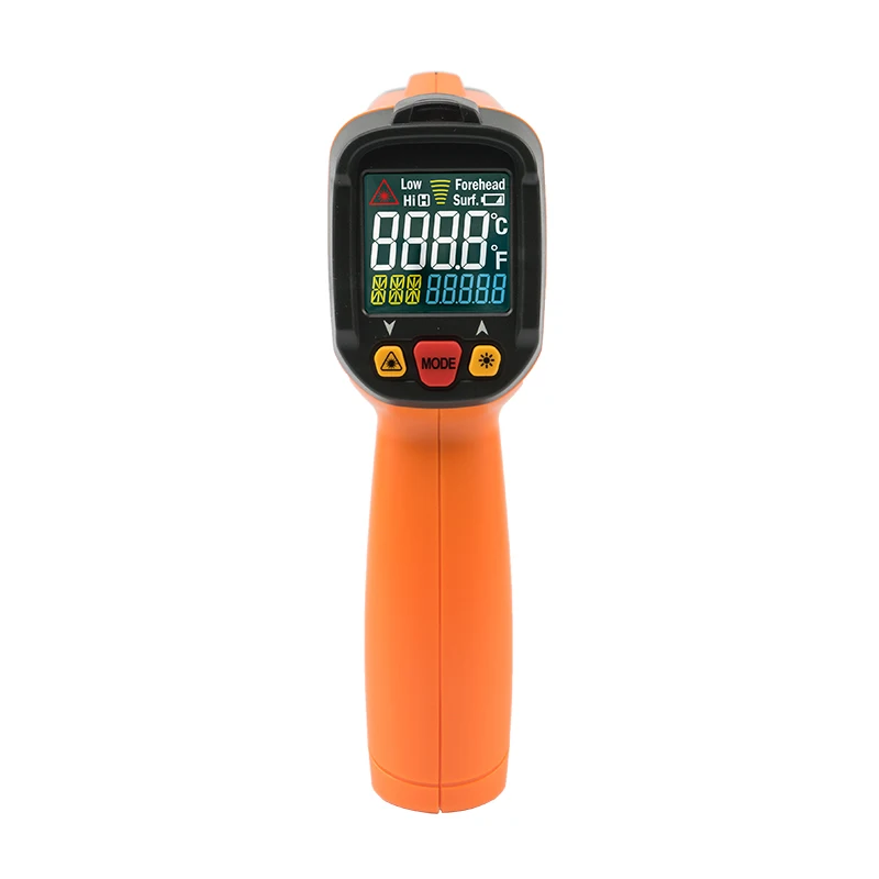 Color LED Display 500C Non Contact Digital Thermometer Infrared