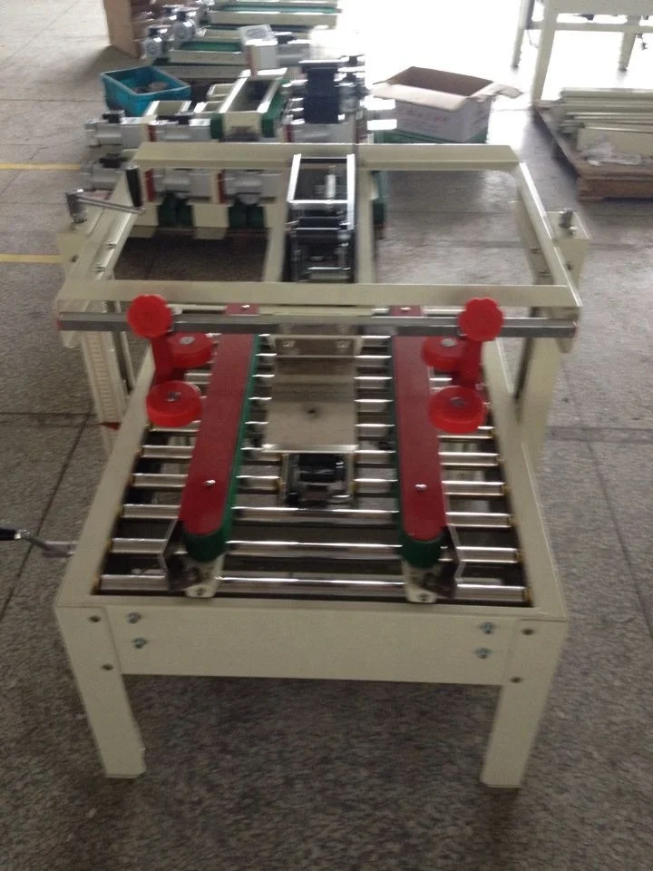 FXJ5050I  Side Drive Belt Semi Automatic Manual Flaps Folding Tape Carton Sealer