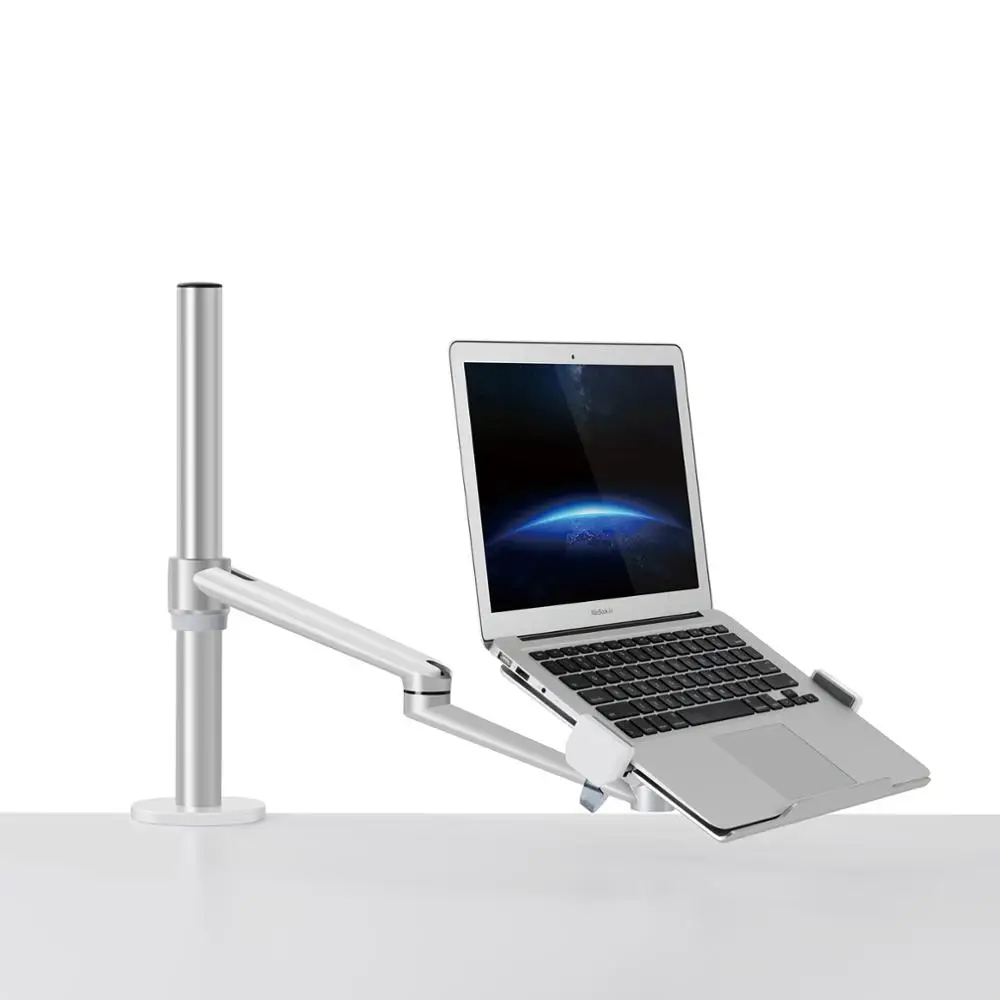 UPERGO Monitor Desk Stand Laptop Arm Mount Desktop for 10-17inch Laptop and 17-32inch 8kg Capacity  Lcd Mounting Arms
