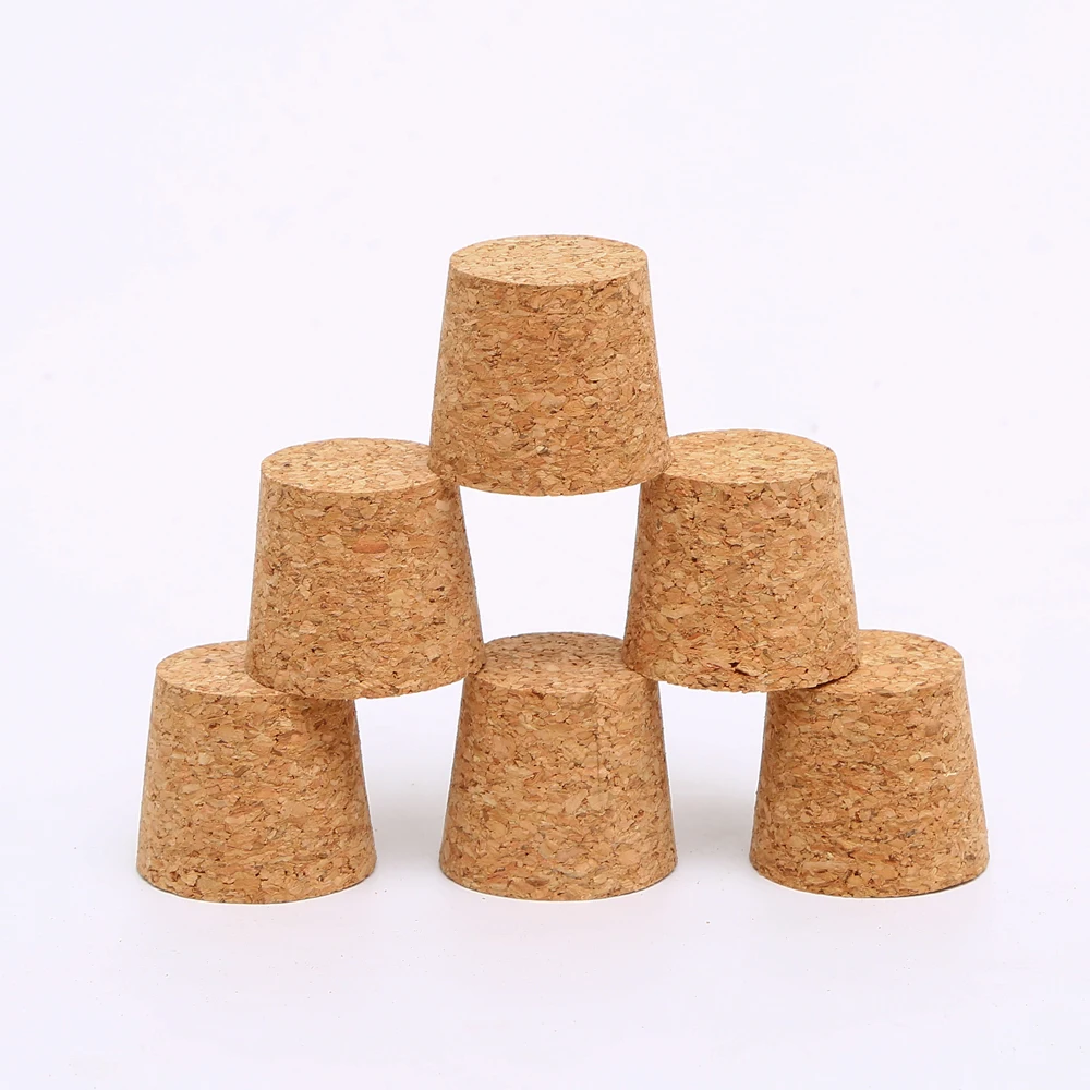 
China Manufactures Custom Glass Bottles cork Stoppers for jars 