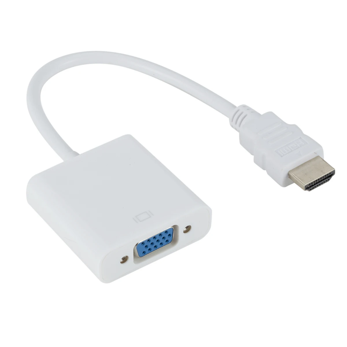 Заводская цена, адаптер HDMI-VGA 1080P, кабель-преобразователь hdmi-vga с аудио портом, высококачественный разъем hdmi-vga