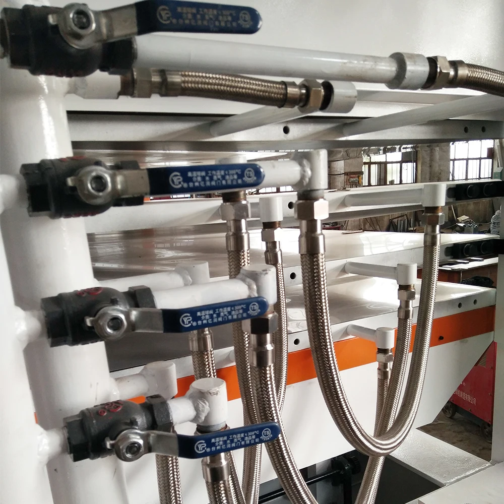 Hydraulic wood block particle board hot press machine price