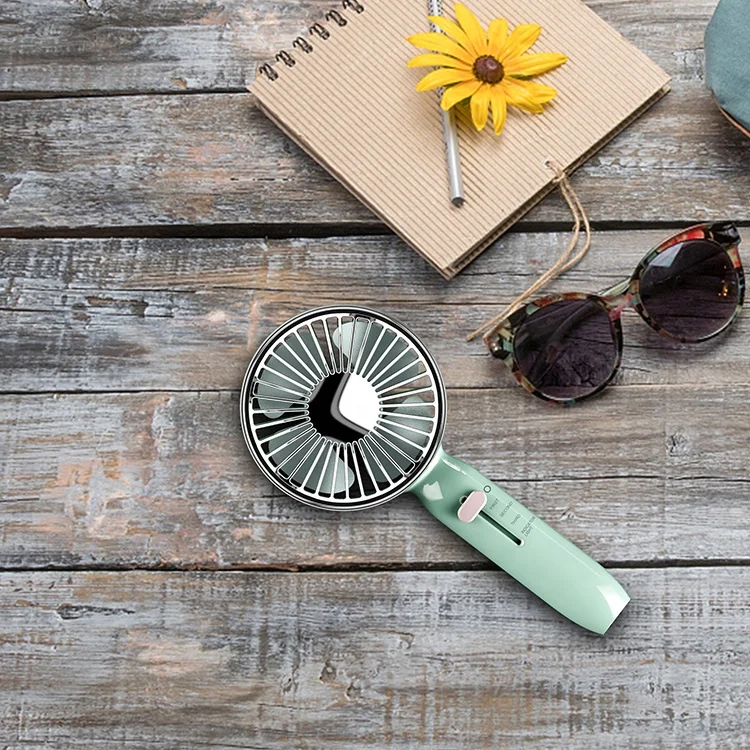 
Hot Sale Good Looking Portable Rechargeable Hand Held Usb Mini Cool Air Fan 