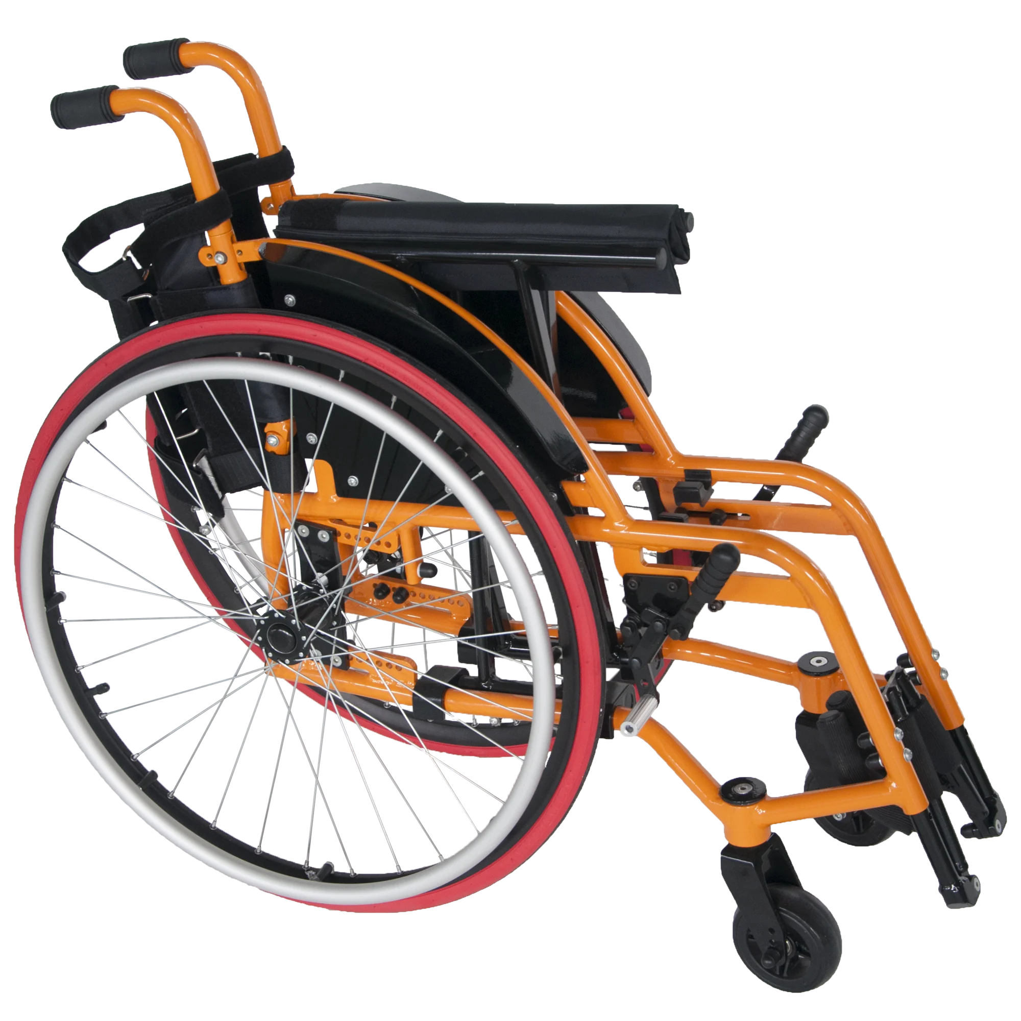 Folding  manual sport wheelchair for training basketball or other sport