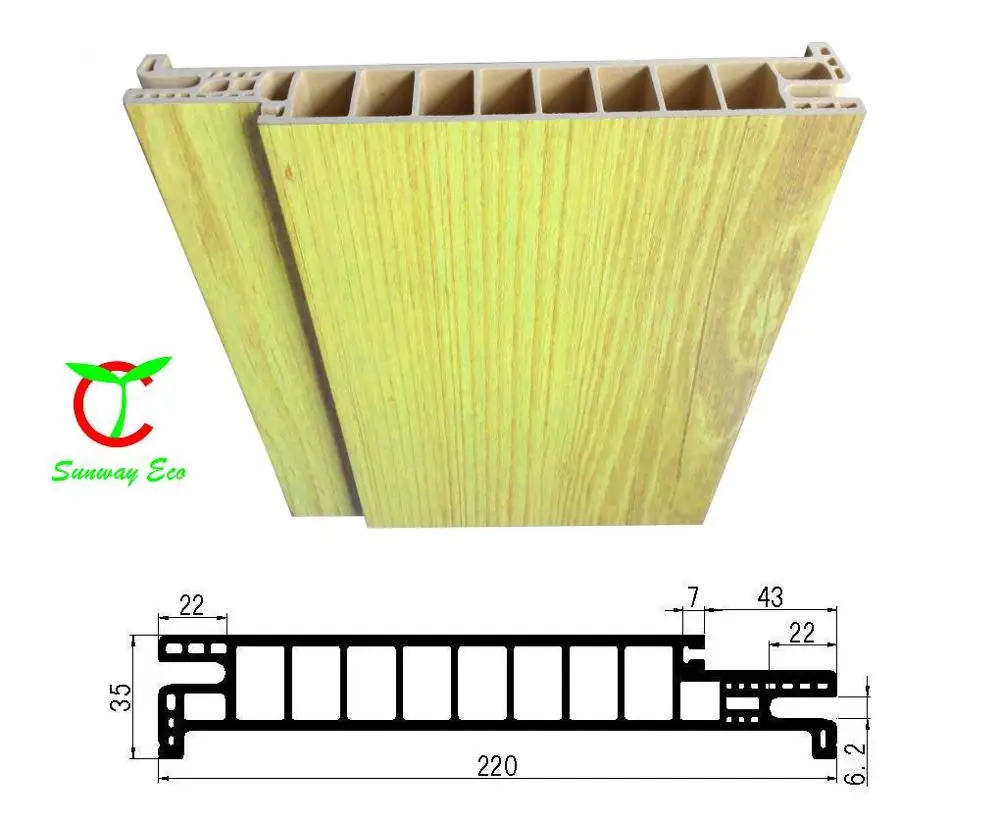 upvc cladding pvc garage window and door frames(TCF-220A)