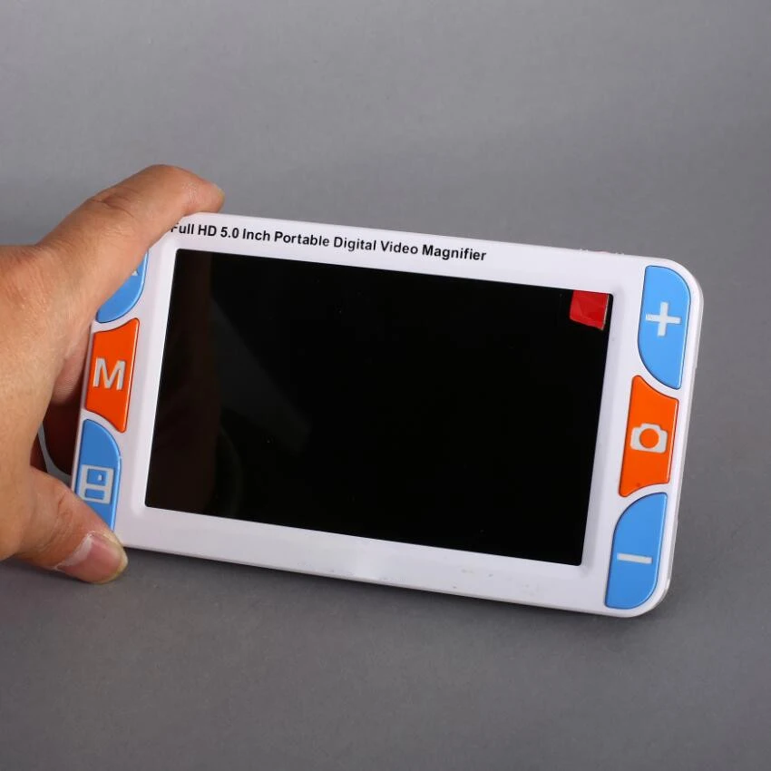 5 inch Portable Digital Magnifier  3X-48X Zoom,Dual 3 Mega-Pixel Far/Near Focus Camera Lens,Voice Prompt,Freeze etc