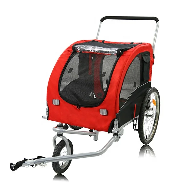 T-02 Factory Directly Kid Child Bike Trailer Children Baby Pram Bicycle Stroller Suspension Jogger bicycle trailer