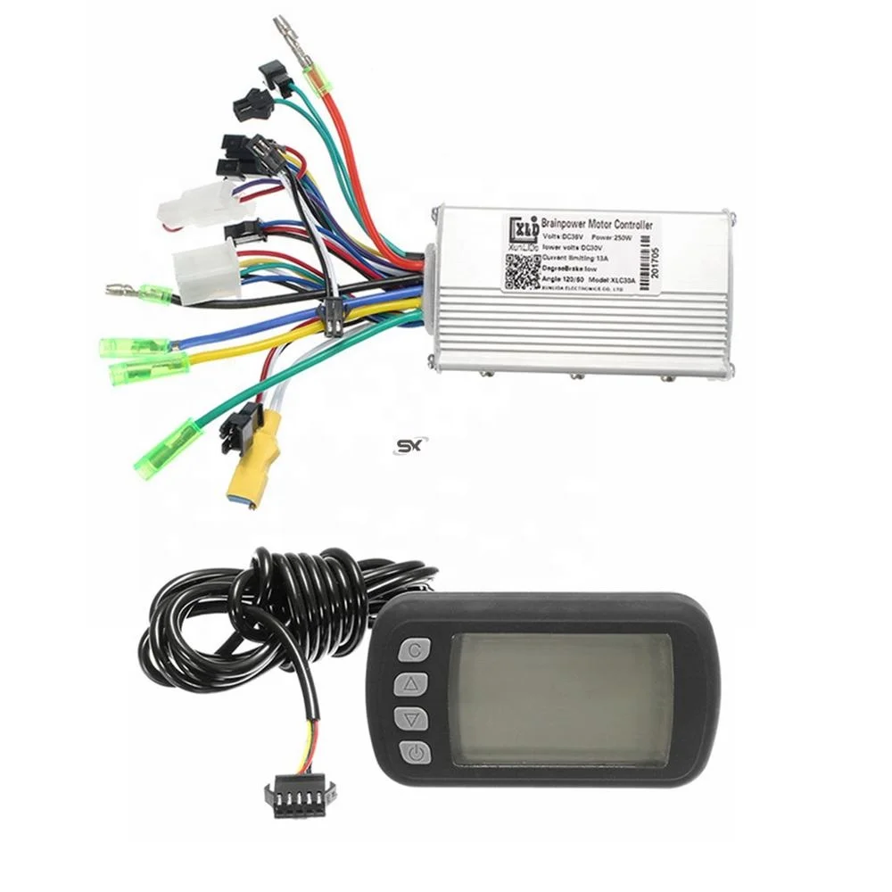 24V 36V 48V 250W 350W BLDC Motor Speed Controller with  LCD Display For MTB EBike Scooter