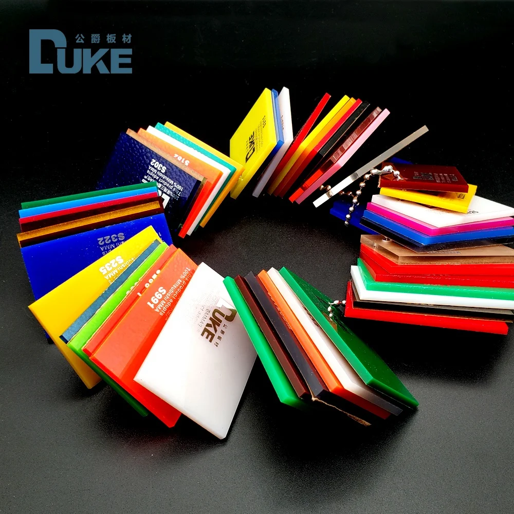 DUKE high quality 1220*2440mm 18mm clear pmma acrylic sheets factory