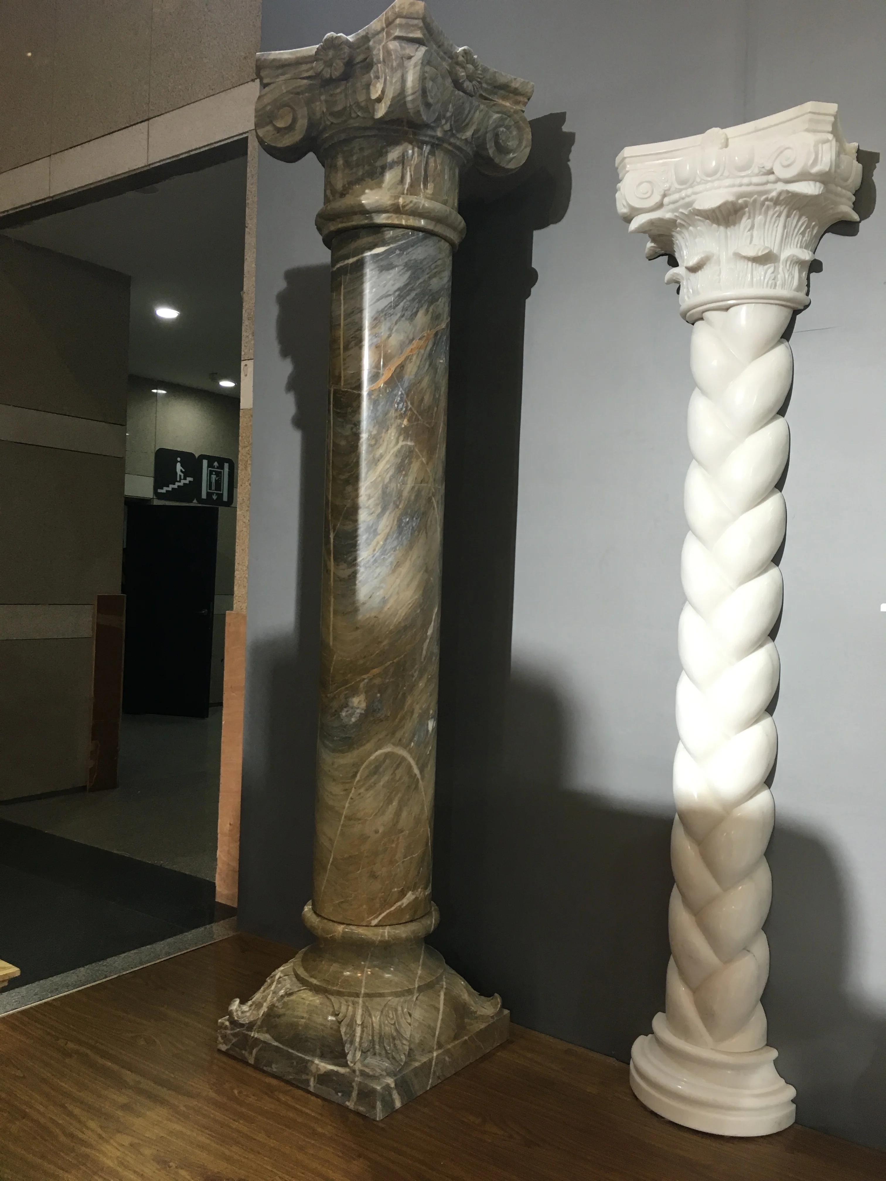 Various types of columns architectural roman structural column
