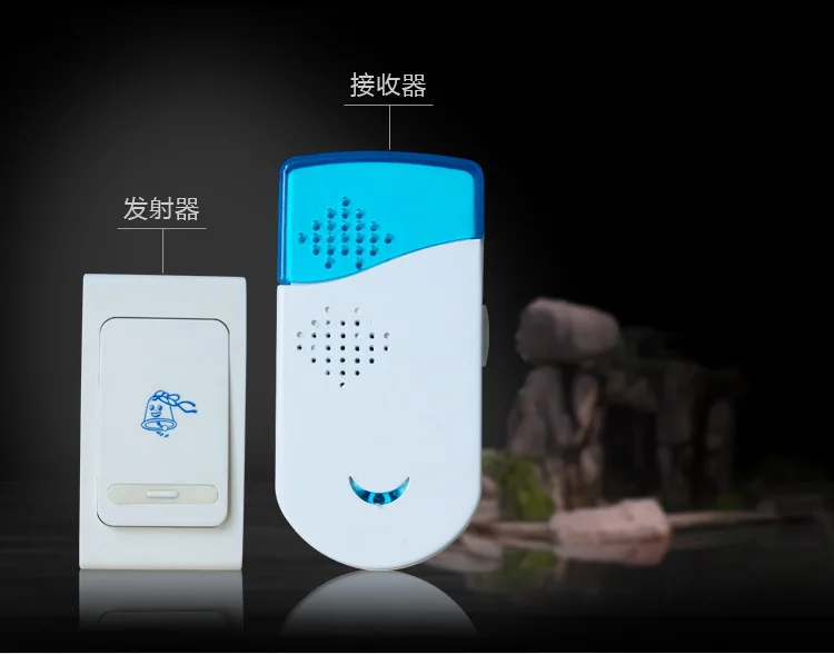 36 Музыкальный беспроводной дверной звонок передатчик и приемник с поддержкой питания от батареи