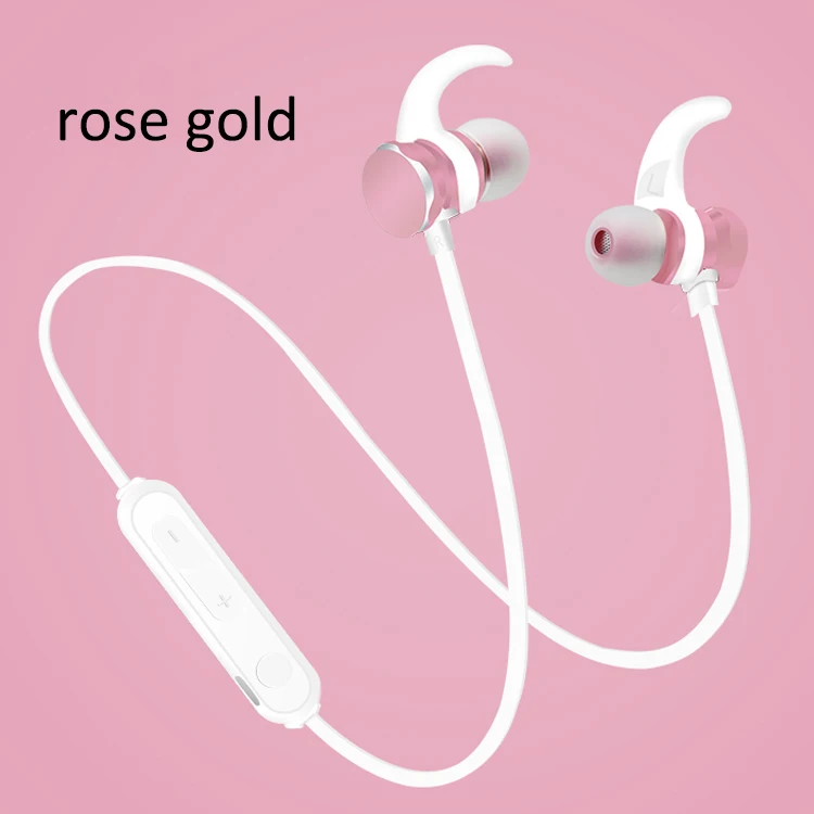 IPX3 Магнитная гарнитура беспроводная мобильный Sport BT наушники с микрофоном