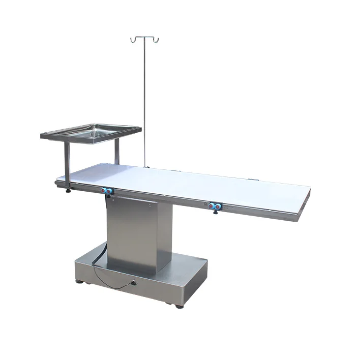 Meditech MT-AOT06 C-arm Veterinary Operation Table for Animals Stainless Steel Diagnosis & Injection 76-105 CN;JIA 150 60