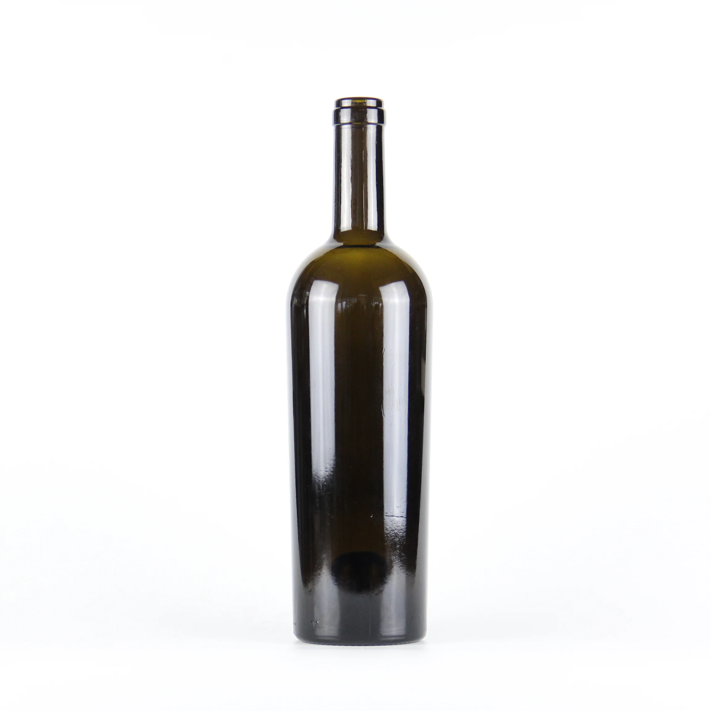 
Hot sale 750ml empty antique green Alsace bottle 