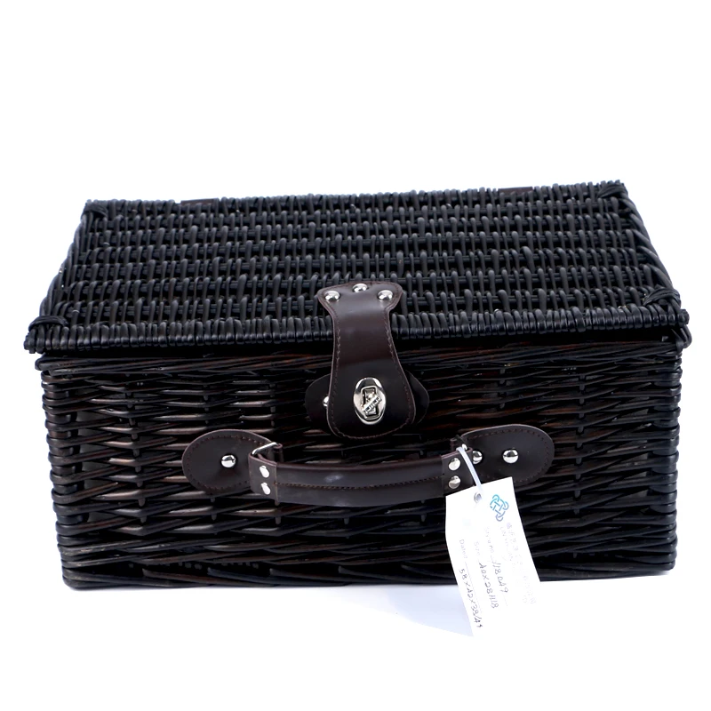 
Large Garden Insulated Wine Storage Cooler Bag Folding Picnic Basket 