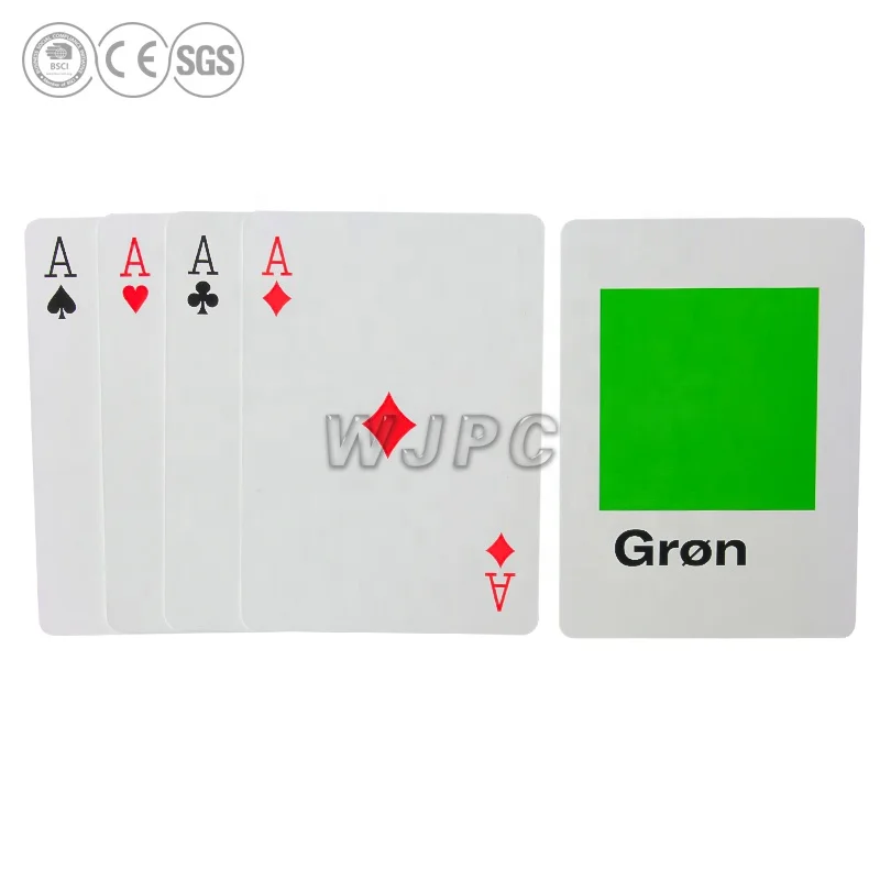 Shenzhen Wangjing Playing Cards Customizable Printing Sports Poker Trading Cards