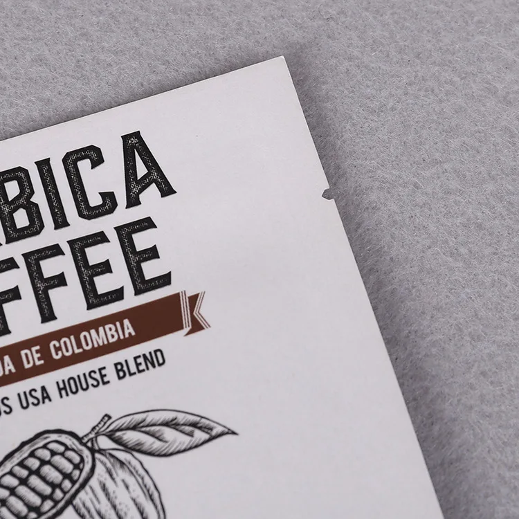 High quality resealable aluminum foil mix nuts chia seed packaging bags with hang hole