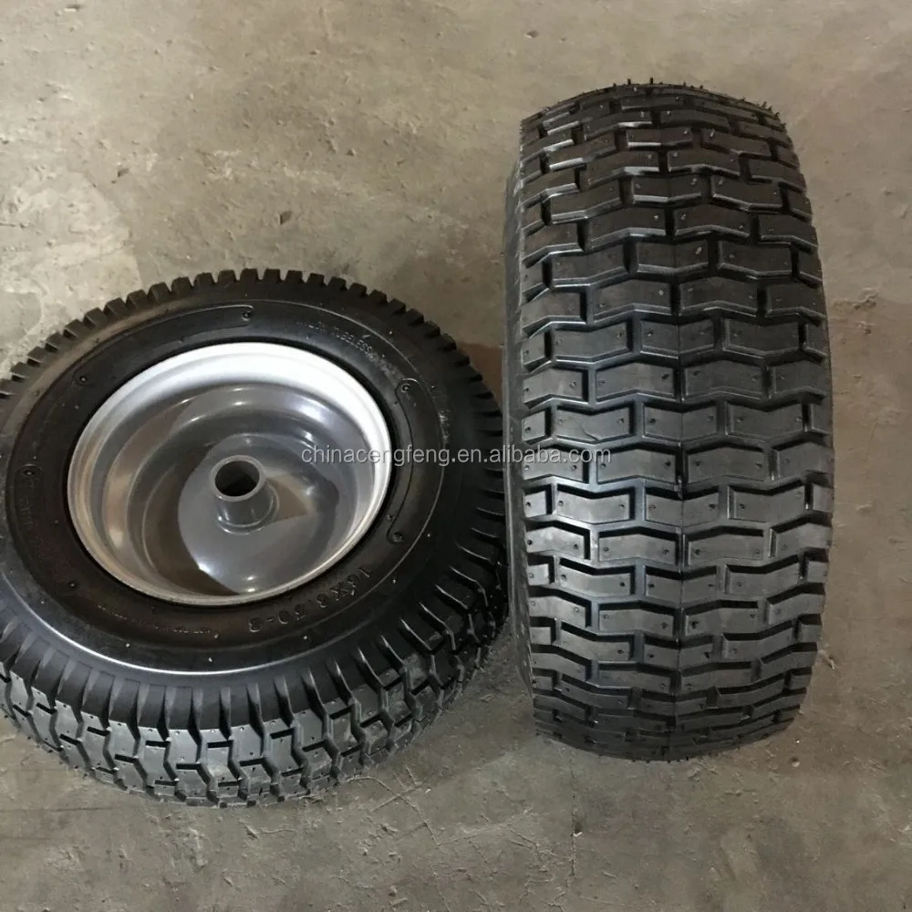 
Lawn mower tubeless rubber tire 18x8.50-8 golf carts rubber wheel 