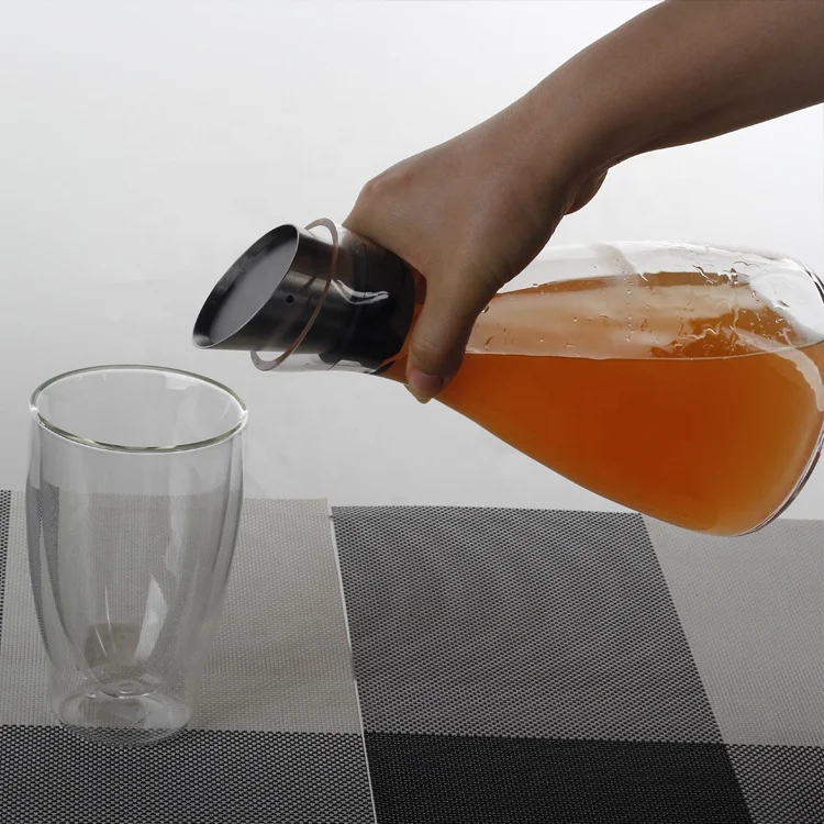 Амазонка боросиликатного стекла льда кувшин для питьевой воды кувшин графин