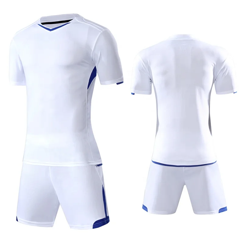 
Men Blue Striped Football Team Plain Uniform For Player Custom 