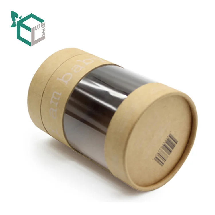 
Eco Friendly Food Tea Kraft Cylinder Gift Biodegradable Packaging Tube 