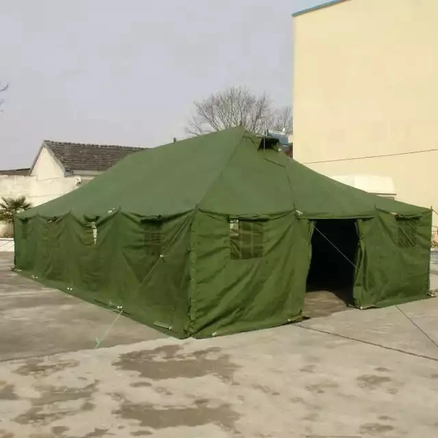
aluminium tent military tent canvas fabric cabin tent 