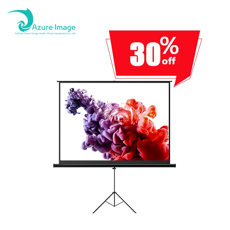 Большой размер 150 дюймов 4:3 Штатив Открытый проектор экран