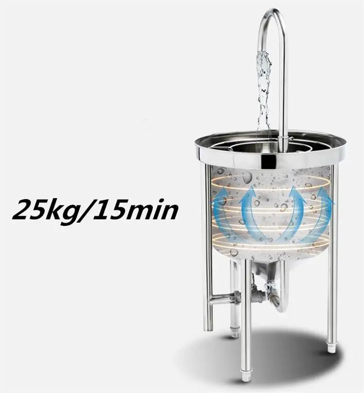 UDXM-25 мини-размер коммерческого использования риса стиральная машина