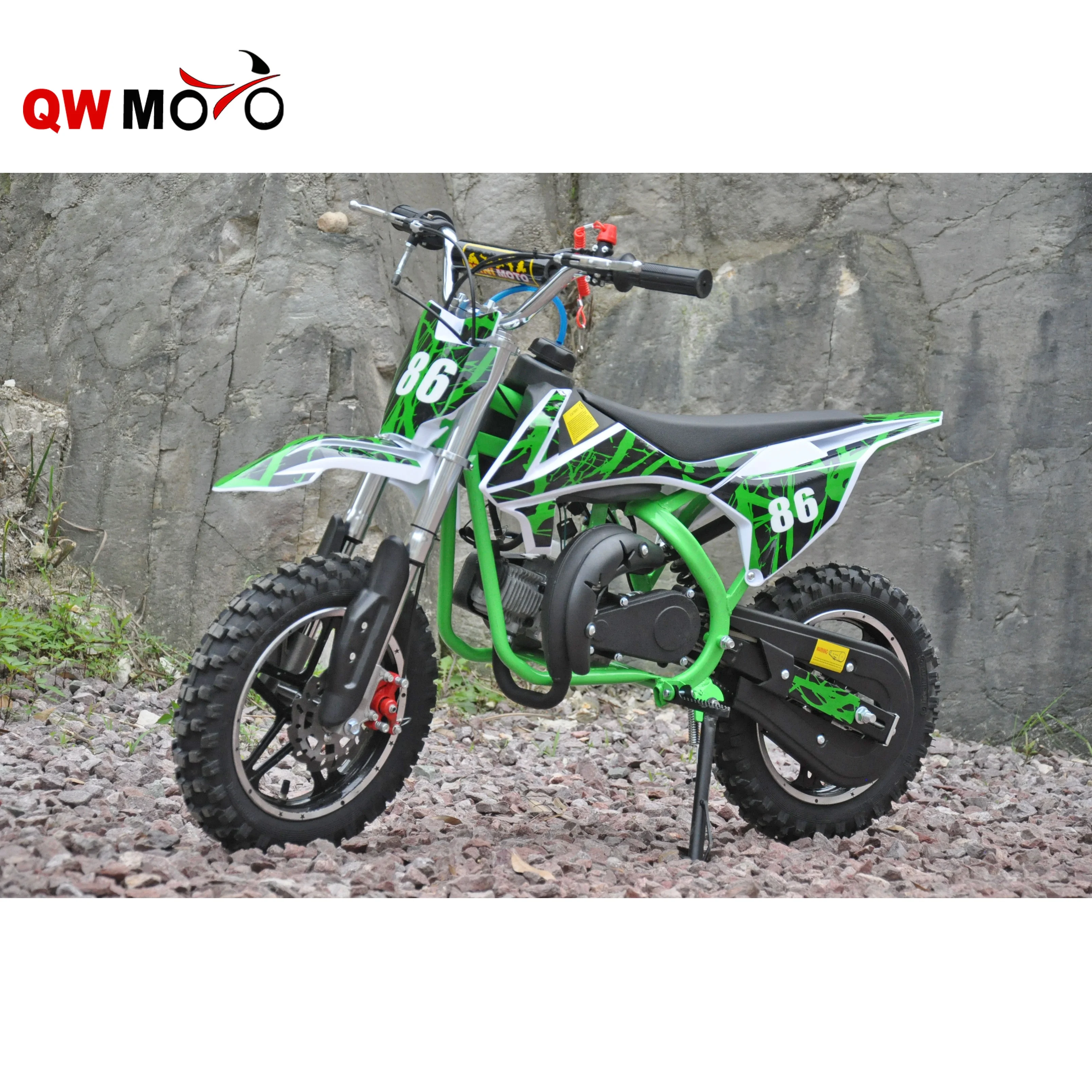 QWMOTO CE 2019 49CC 50CC Mini Moto Off Road Gasoline Mini Kids Motorcycle for sale QWMPB-02B