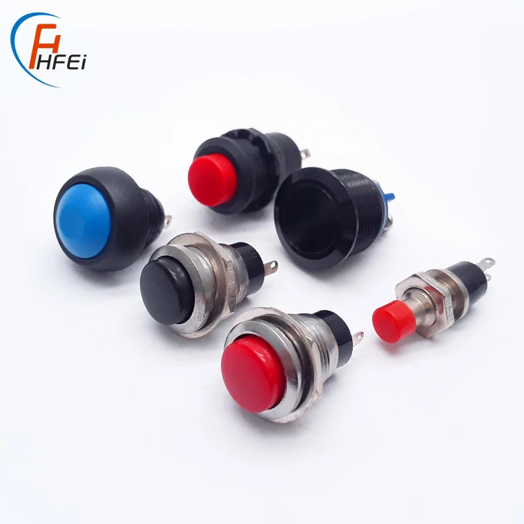 PBS-02A mini hoist selector momentary low voltage plastic 2 pin 24 volt flashlight push button switch