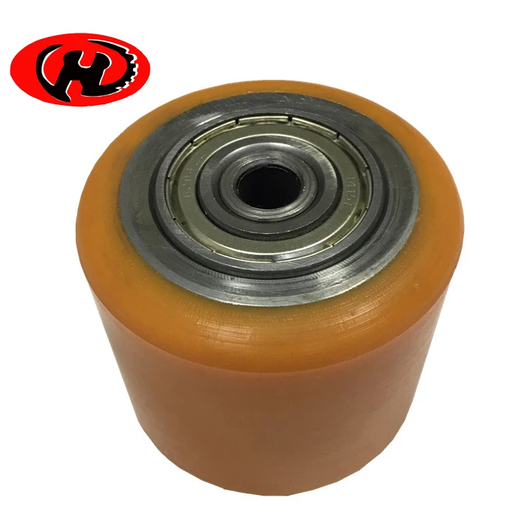 Linde Electric Pallet Jack PU Load Wheel 80x55MM electric forklift wheel 6204 2RS bearing