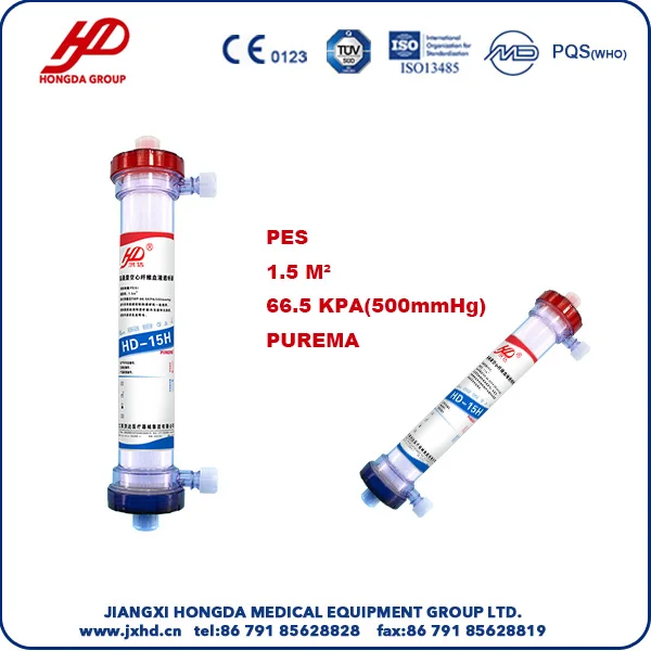 Гемодиализный диализатор