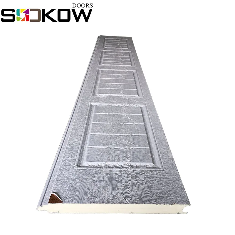 garage door panels with galvanized steel/automatic production line for garage door panels