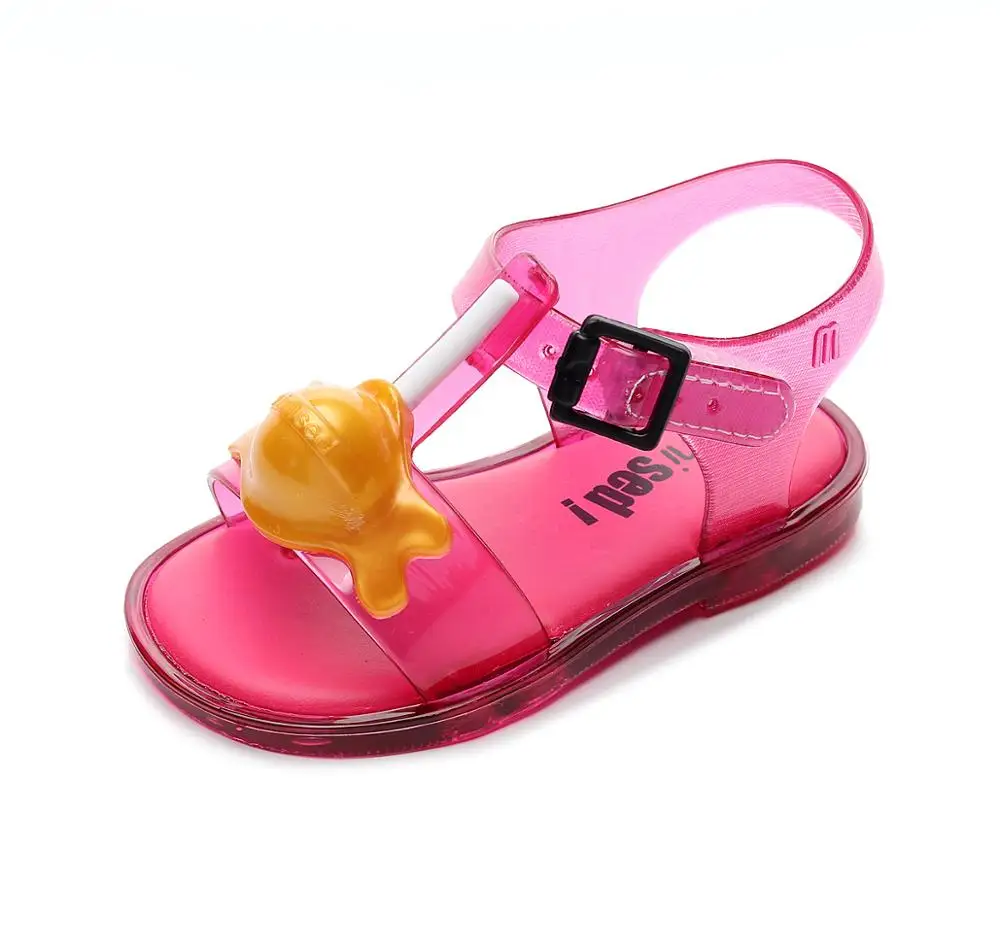 Lollipop lovely kids summer jelly sandals