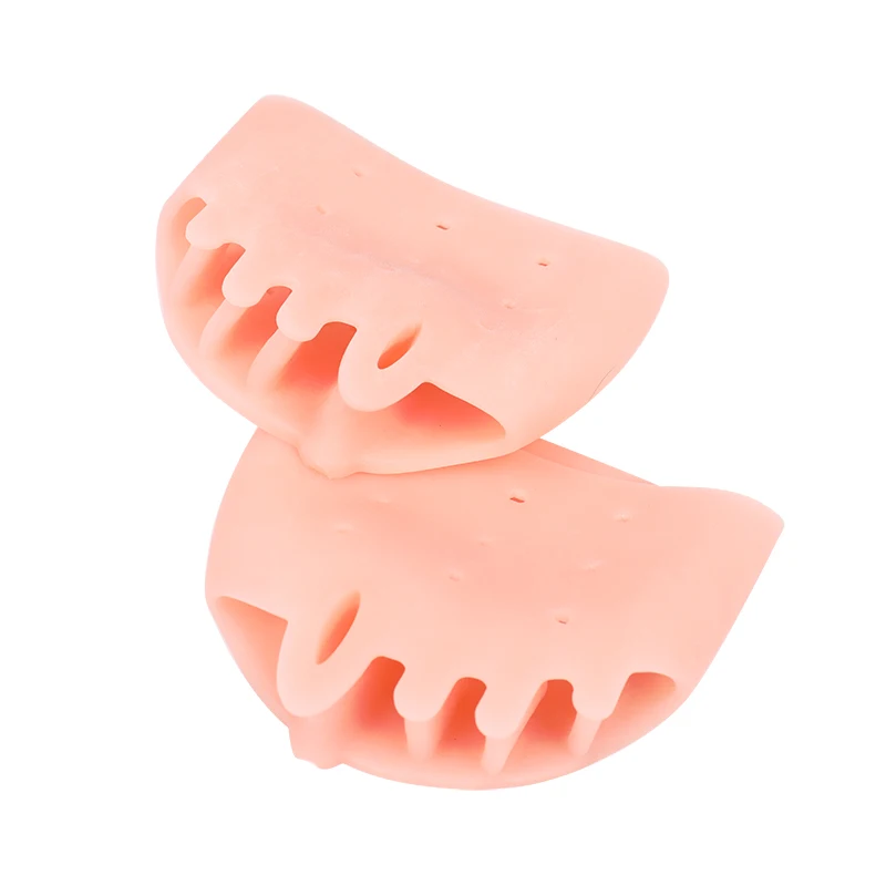 Гелевые разделители для ног с пятью отверстиями для левой и правой части обуви