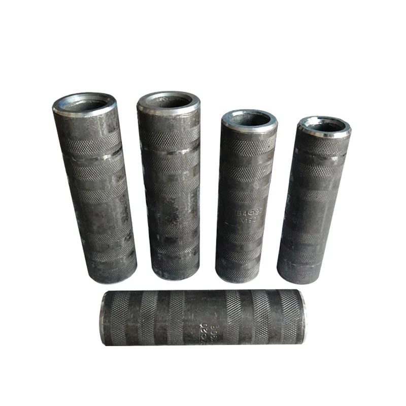 Cold extrusion press crimping rebar sleeve coupler