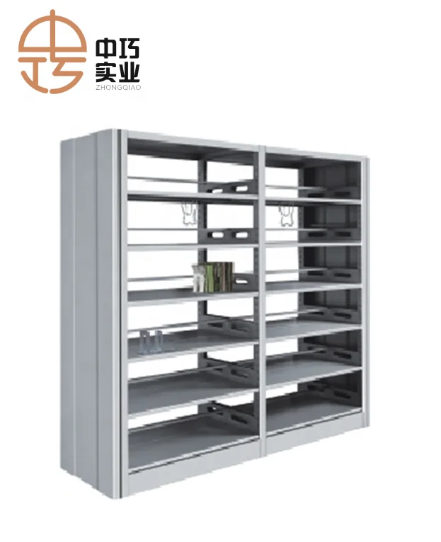 Powder Coated Magazine Rack Library Furniture Bookcase Metal Bookshelf