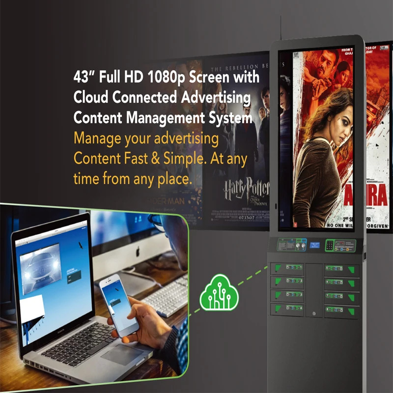 Kidigi charging station charging kiosk charging locker for cell phone