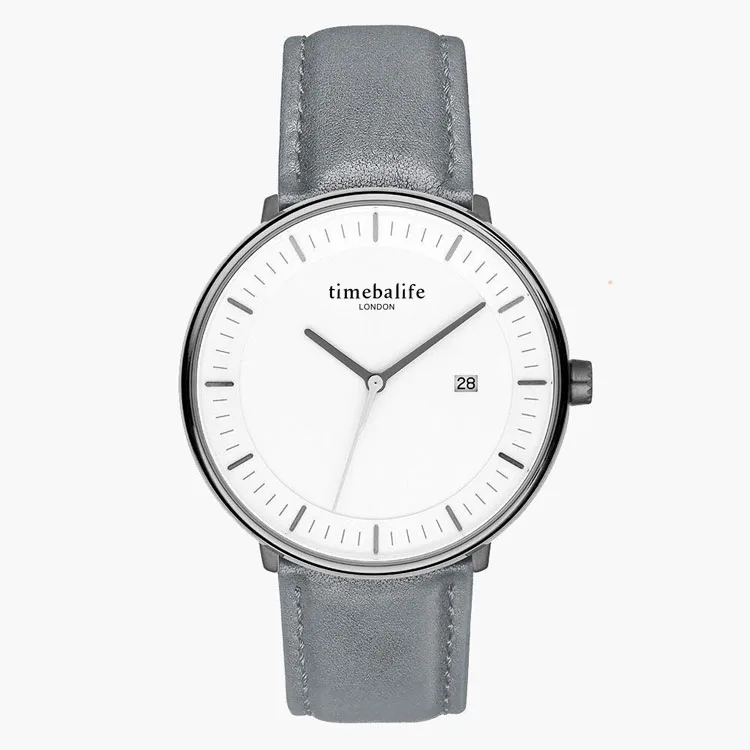 Простой корпус из нержавеющей стали 3 ATM водонепроницаемый собственный логотип часы