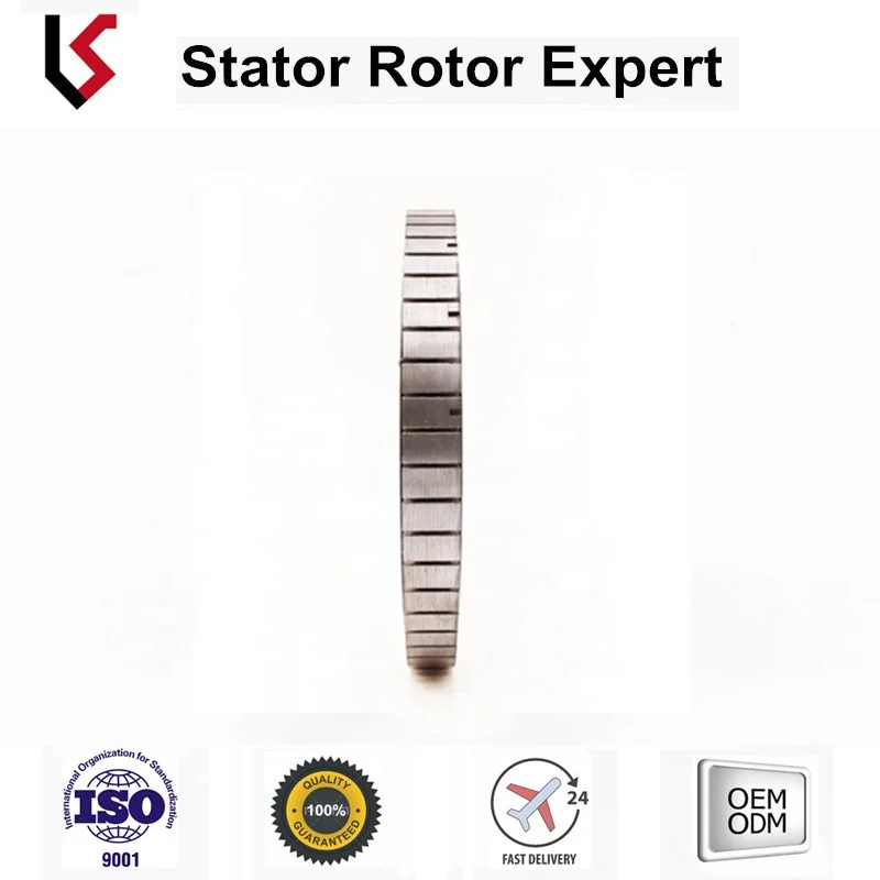 
Brushless rotor and stator motor core for DC motors 
