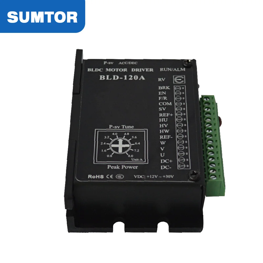 bld-120a 120 Вт 12 ~ 30 В безщеточный драйвер двигателя постоянного тока 57bldc для трехфазного 24
