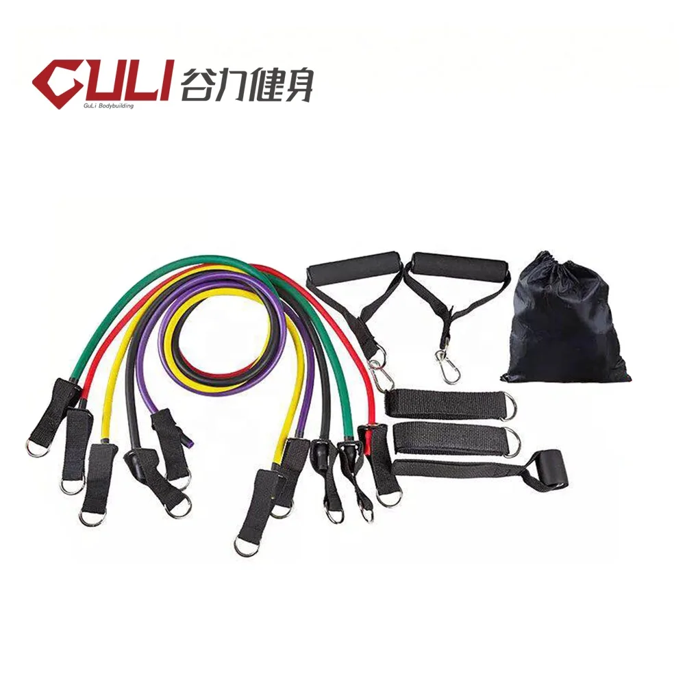 Фабрика производство Фитнес Обучение латекс Домашний Тренажерный Зал Сопротивление трубчатая связка упражнения Набор