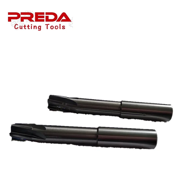 Solid carbide 6 flutes straight reamers endmill with internal coolant holes