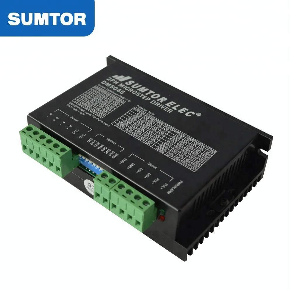 Цифровой двухфазный 220В шаговый двигатель DM5045 Цифровой двухфазный драйвер для двигателя серии Nema 23