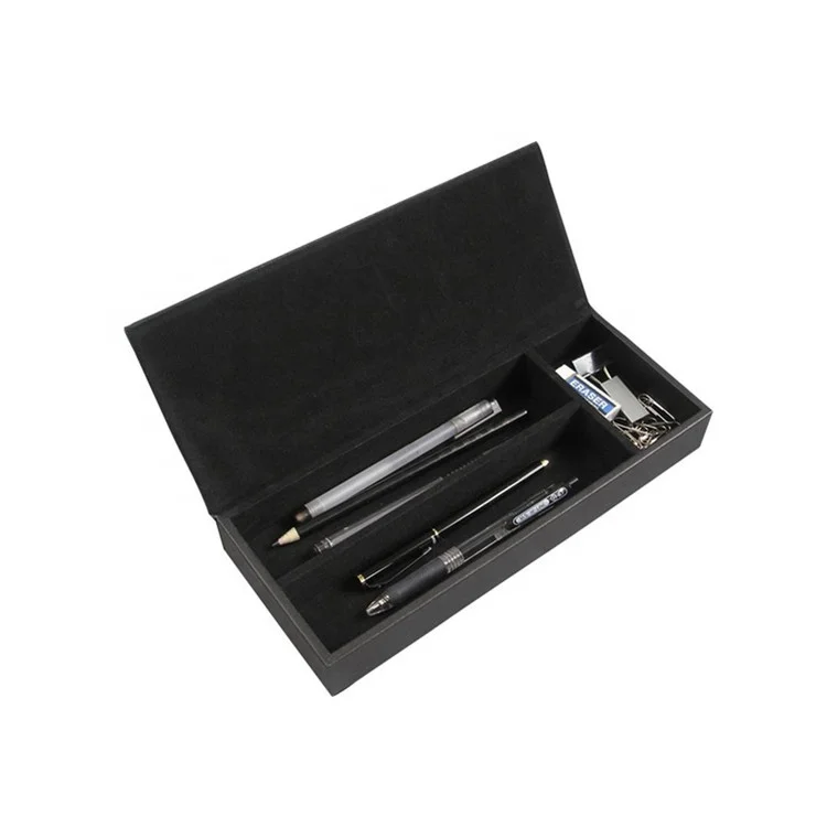 Multi function magnetic stationary pencil case pouch pen box for lady