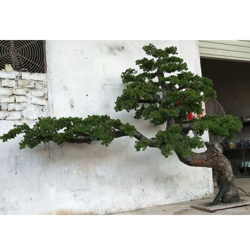 cheap evergreen large artificial garden pine tree, 200cm height large pine tree artificial for sale