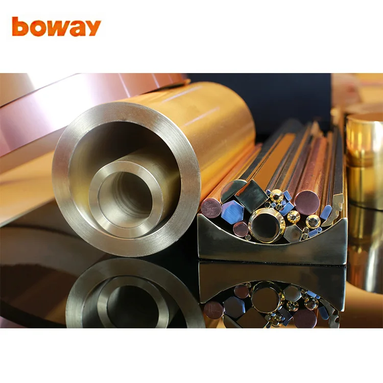 Boway Alloy Customized C3604 C21000 Copper Brass Rod/ Copper Wire Rod 8mm Copper Brazing Rods
