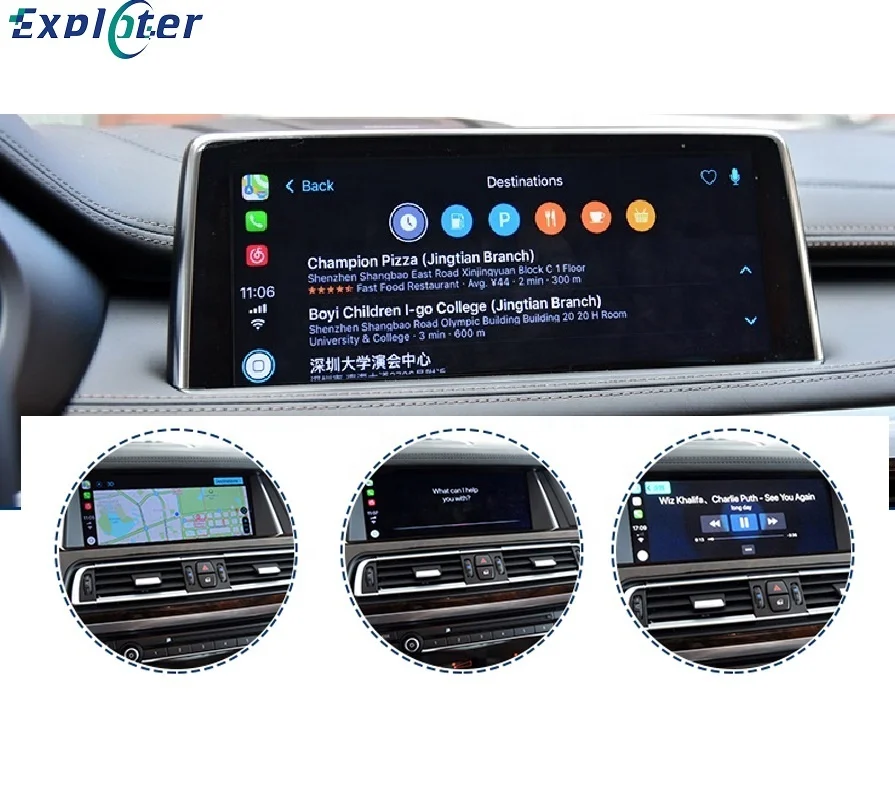 
Super deals Wireless Carplay android auto interface with mirror link for BMW NBT System 1.3.5.7 Series car 